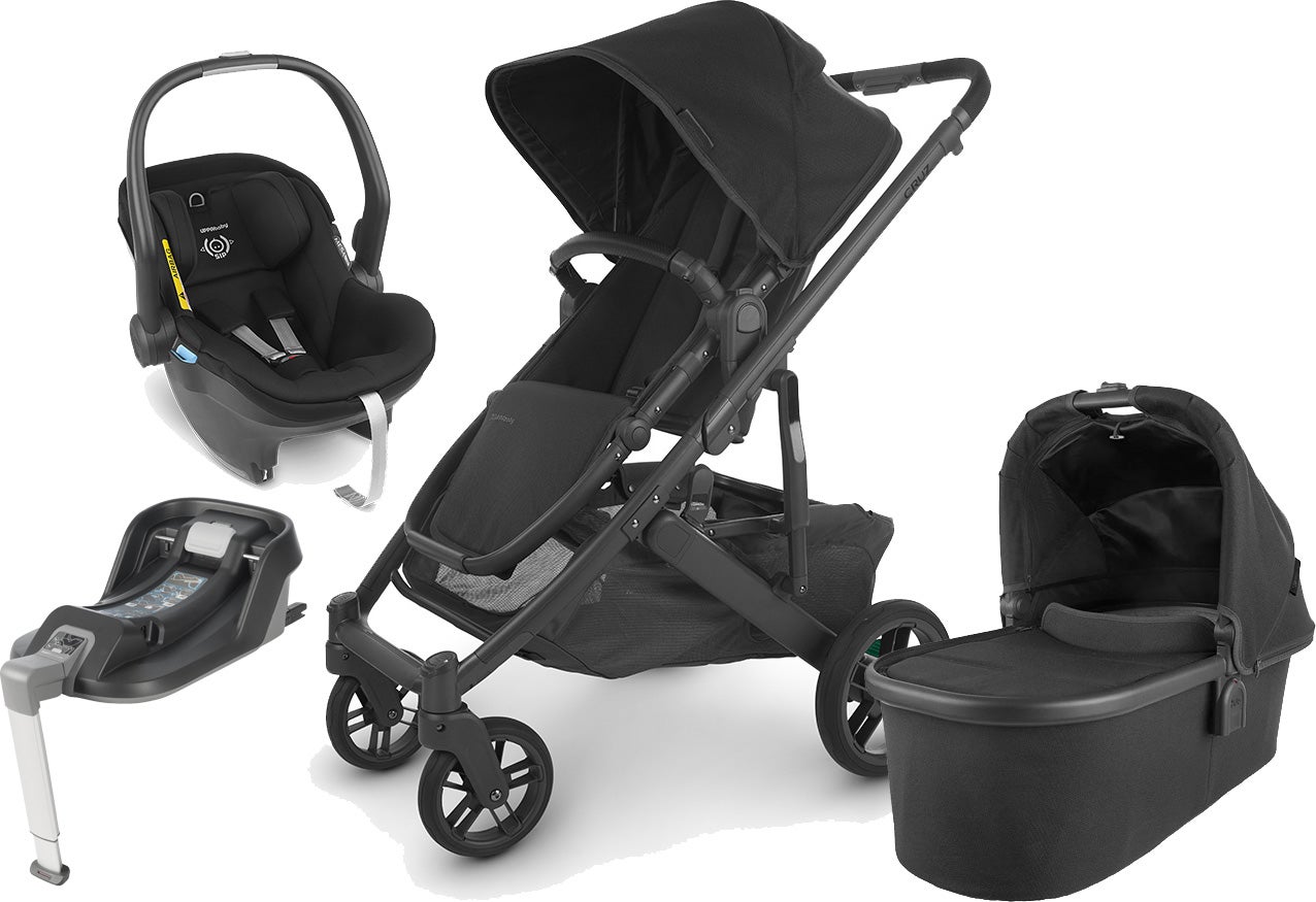 UPPAbaby CRUZ V2 Duovogn inkl. MESA i-Size Babyautostol & Base, Jake Black UPPAbaby CRUZ V2 Duovogn inkl. MESA i-Size Babyautostol & Base, Jake Black
