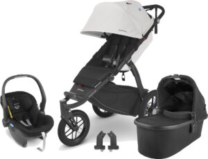 UPPAbaby RIDGE Duovogn inkl. MESA i-Size Autostol Baby, Bryce White/Jake Black