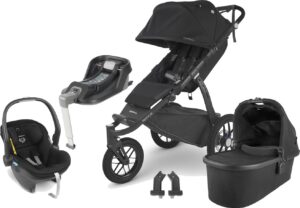 UPPAbaby RIDGE Duovogn inkl. MESA i-Size Autostol Baby & Base, Jake Black