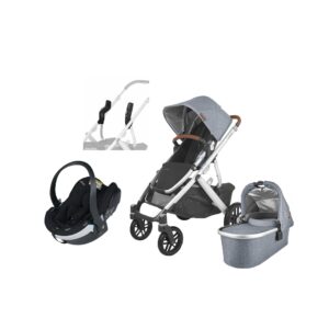 UPPAbaby VISTA V2 Duovogn inkl. BeSafe iZi Go Modular X2 i-Size Autostol Baby, Greyson Black