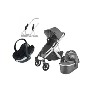 UPPAbaby VISTA V2 Duovogn inkl. BeSafe iZi Go Modular X2 i-Size Autostol Baby, Jordan Grey