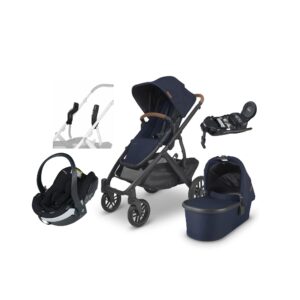 UPPAbaby VISTA V2 Duovogn inkl. BeSafe iZi Go Modular X2 i-Size Autostol Baby & Base, Noa Navy