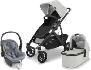 UPPAbaby VISTA V2 Duovogn inkl. MESA i-Size Babyautostol, Anthony Grey/Gregory Grey