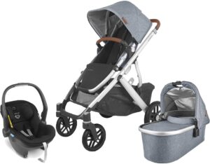 UPPAbaby VISTA V2 Duovogn inkl. MESA i-Size Babyautostol, Gregory Blue/Jake Black