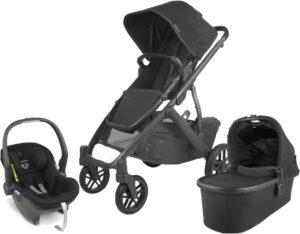 UPPAbaby VISTA V2 Duovogn inkl. MESA i-Size Babyautostol, Jake Black