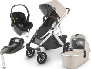UPPAbaby VISTA V2 Duovogn inkl. MESA i-Size Babyautostol & Base, Declan Beige/Jake Black