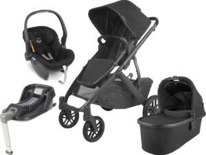 UPPAbaby VISTA V2 Duovogn inkl. MESA i-Size Babyautostol & Base, Jake Black