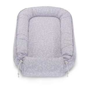 Vanilla Copenhagen Babynest - Beach Print / Lucy Lavender Solid