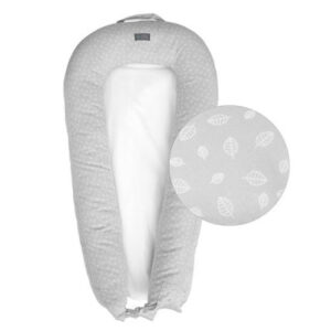 Vinter & Bloom Nordic Leaf babynest - Calm Grey