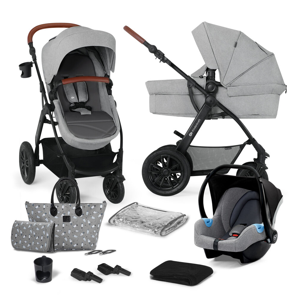 XMOOV 3-i-1 kombivogn - light grey XMOOV 3-i-1 kombivogn - light grey