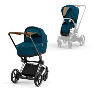 e-Priam Duovogn 2022 - mountain blue/chrome brown