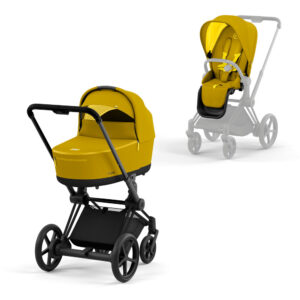 e-Priam Duovogn 2022 - mustard yellow/matt black