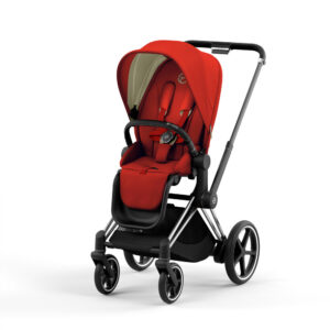 e-Priam klapvogn 2022 - autumn gold/chrome black
