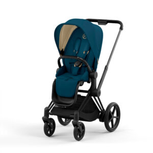 e-Priam klapvogn 2022 - mountain blue/matt black