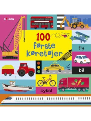 100 første køretøjer - Børnebog - Board books