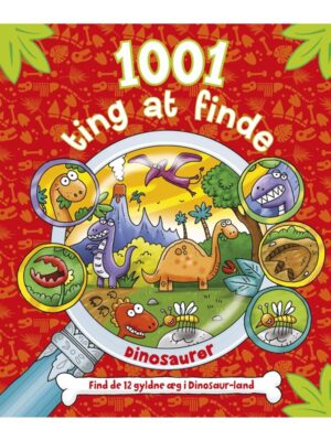 1001 ting at finde: Dinosaurer - Børnebog - hardcover