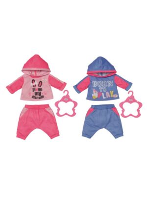 Baby Born BABY born Joggingsæt 43 cm 2 varianter