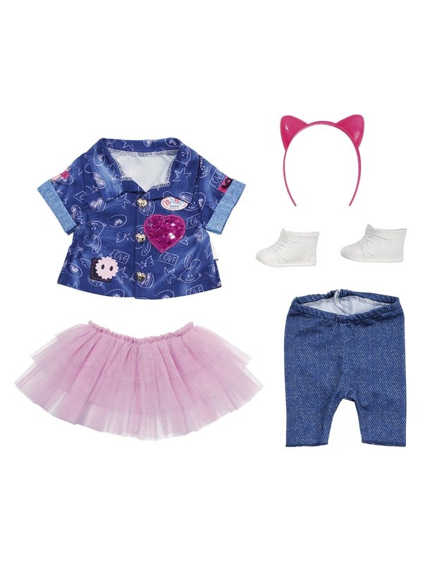 Baby Born BABY born Luksus Sæt med Jeans 43 cm Baby Born BABY born Luksus Sæt med Jeans 43 cm