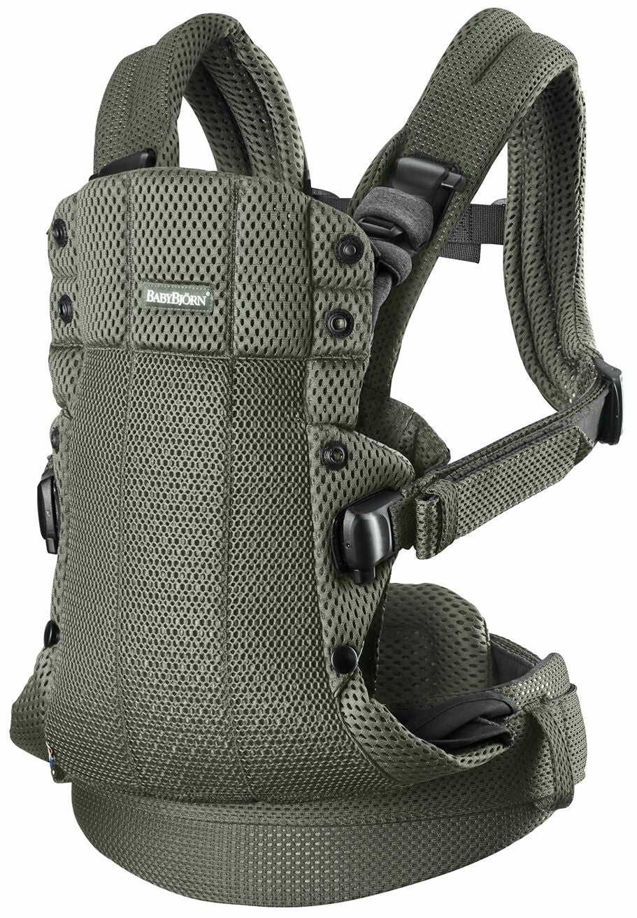 BabyBjörn Harmony Bæresele 3D Mesh, Mørkegrøn BabyBjörn Harmony Bæresele 3D Mesh, Mørkegrøn