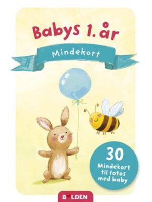 Babys første år - mindekort - Børnebog - Board books