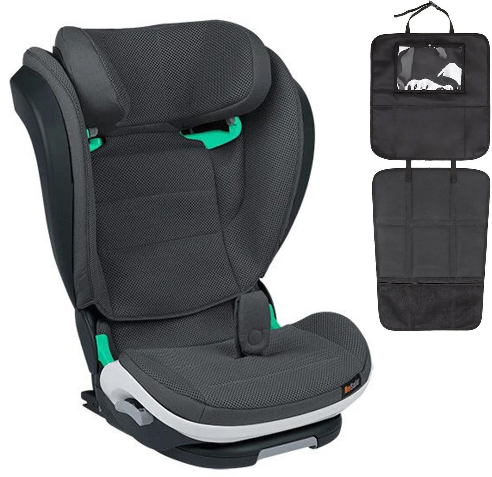BeSafe iZi Flex FIX Autostol inkl. Beemoo 3-i-1 Sædebeskytter, Anthracite Mesh BeSafe iZi Flex FIX Autostol inkl. Beemoo 3-i-1 Sædebeskytter, Anthracite Mesh