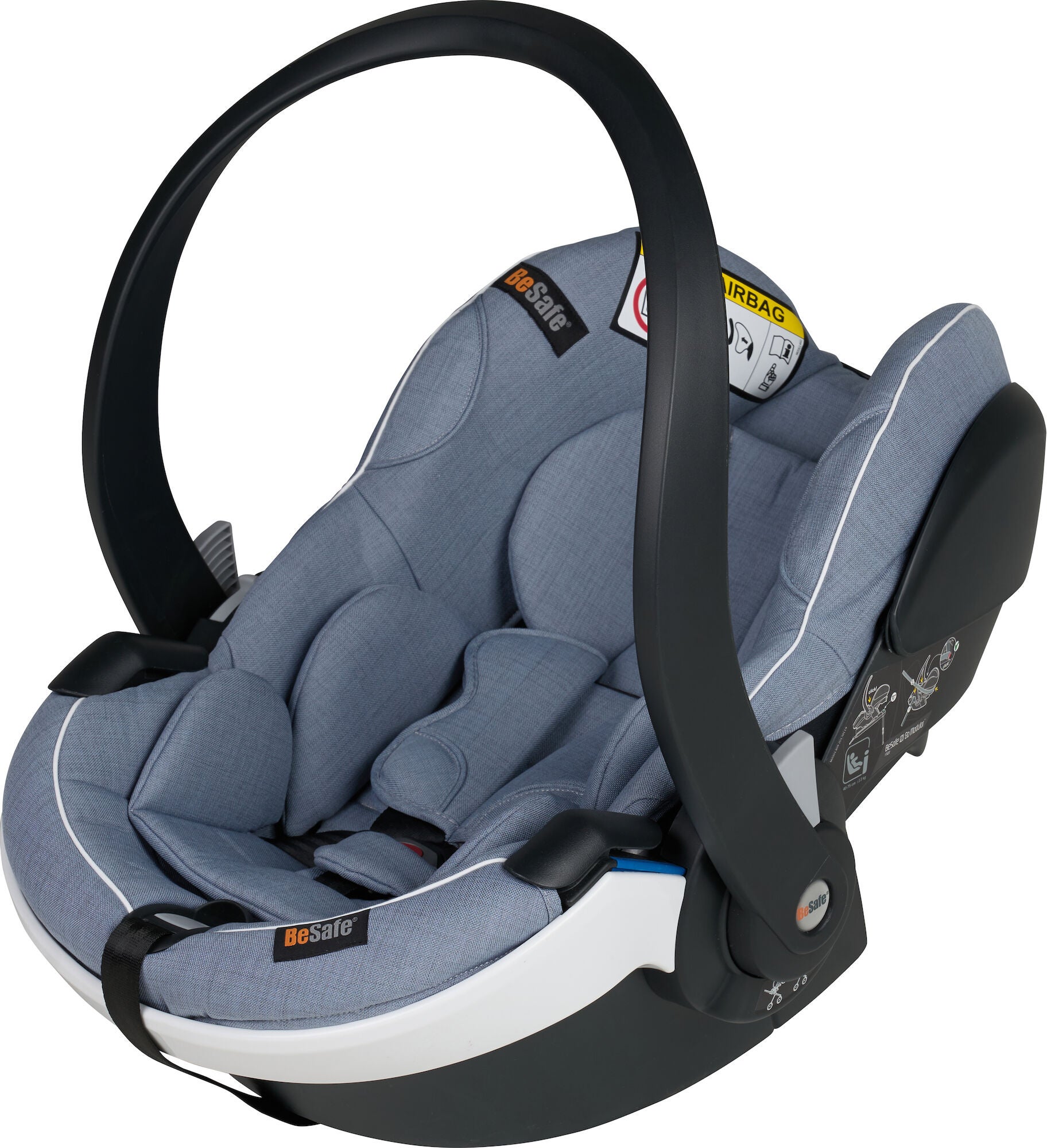 BeSafe iZi Go Modular X2 i-Size Autostol Baby, Cloud Mélange BeSafe iZi Go Modular X2 i-Size Autostol Baby, Cloud Mélange