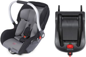 Beemoo Autostol Baby inkl. Base, Grey