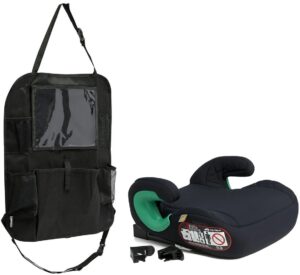 Beemoo Raise i-Size Selepude Inkl. Smart Organizer, Black Stone