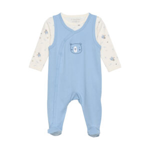 Body langærmet m.romper - Ashley Blue - 50