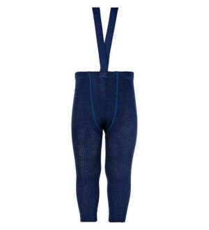 Condor Leggings m. Seler - Uld/Akryl - Navy Blue