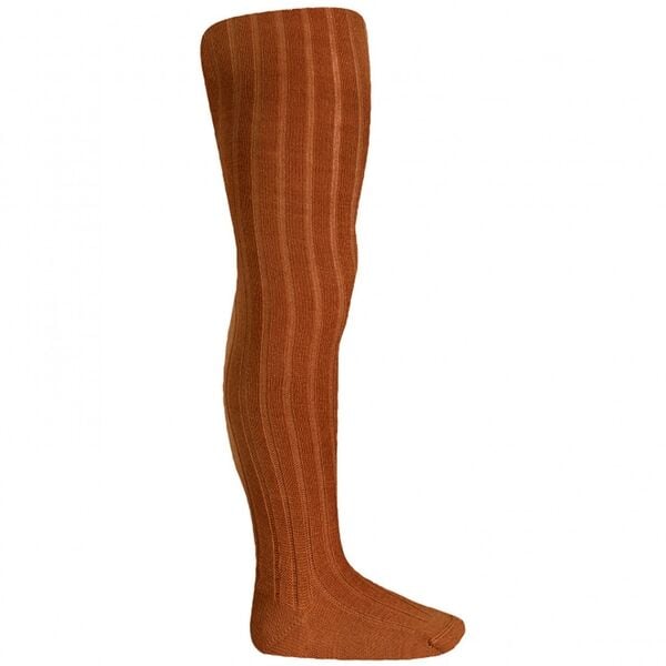 Cóndor Strømpebukser Uld Rib Cinnamon Cóndor Strømpebukser Uld Rib Cinnamon
