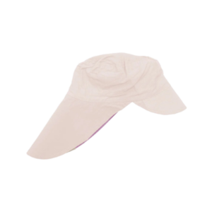 Copenhagen Colors - Økologisk Vendbar Sommer Hat med Lang Skygge - Soft Pink Lilac str. 9-12 Mdr.