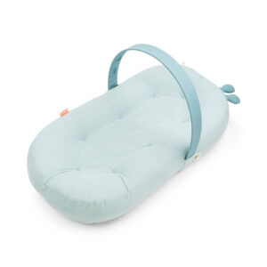 Cozy lounger m/aktivitetsbue - raffi blå