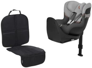 Cybex Sirona S2 i-Size Autostol inkl. Beemoo Sædebeskytter Lux, Lava Grey
