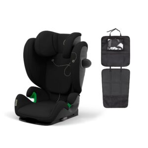 Cybex Solution G i-Fix Autostol inkl. Beemoo 3-i-1 Sædebeskytter, Moon Black