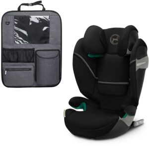 Cybex Solution S2 i-Fix Autostol inkl. Beemoo Deluxe Sædebeskytter, Moon Black