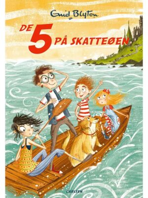 De 5 (1) - De 5 på skatteøen - Børnebog - booklet