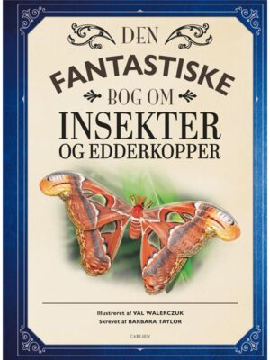 Den fantastiske bog om insekter og edderkopper - Børnebog - hardcover