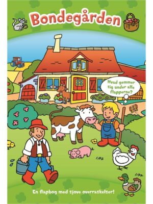 Den store flapbog: Bondegården - Børnebog - hardcover