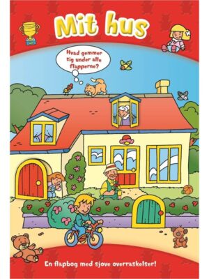 Den store flapbog: Mit hus - Børnebog - hardcover