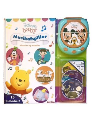 Disney Baby - Musikafspiller - Historier og melodi - Børnebog - Board books
