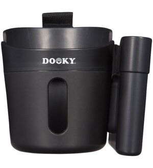 Dooky Kopholder/Mobilholder - 2-i-1 - Sort