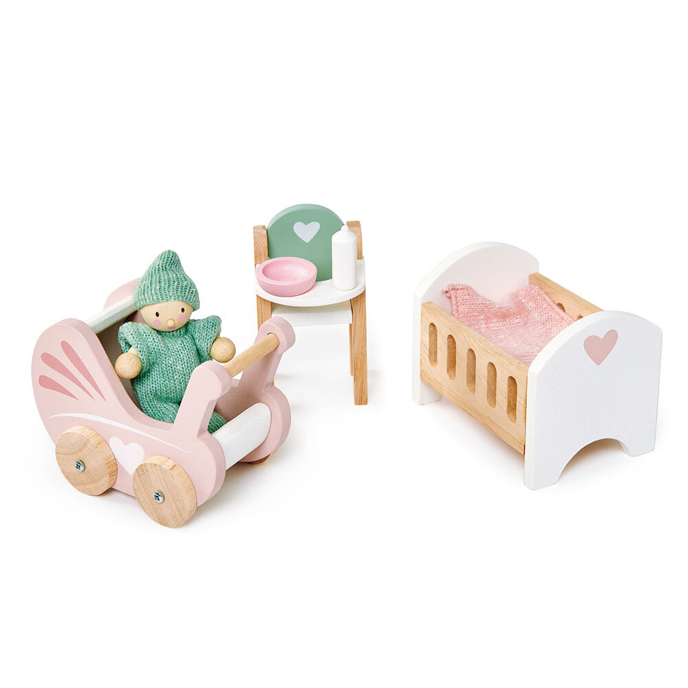 Dukkehusmøbler - Babyværelse Dukkehusmøbler - Babyværelse