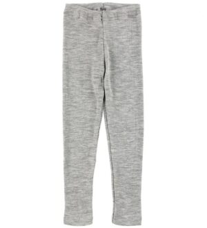 Engel Leggings - Uld/Silke - Gråmeleret
