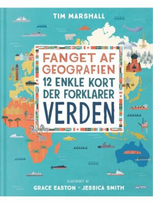 Fanget af geografien illustreret - Børnebog - Hardback