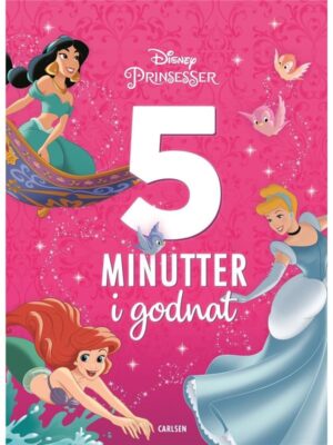 Fem minutter i godnat - Disney Prinsesser - Børnebog - hardcover