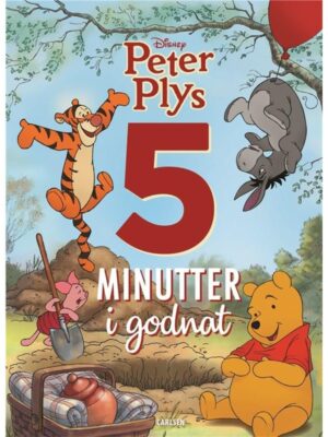 Fem minutter i godnat - Peter Plys - Børnebog - hardcover