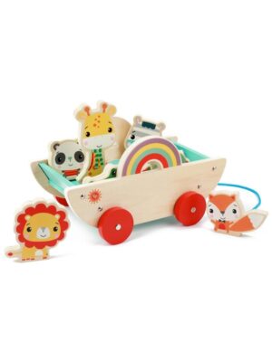 Fisher Price Wagon with Animal Wood