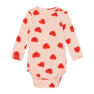 Foss bodystocking - Red Hearts - 56