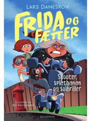 Frida og Fætter 2 - Scooter splatbanan og solbril - Børnebog - hardcover